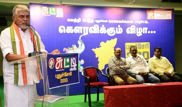 புதுச்சேரி கல்வித்துறை அமைச்சர் கமலக்கண்ணன்