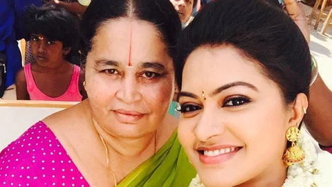 Rachita with her mother in law