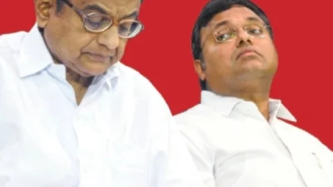 P Chidambaram, Karthi