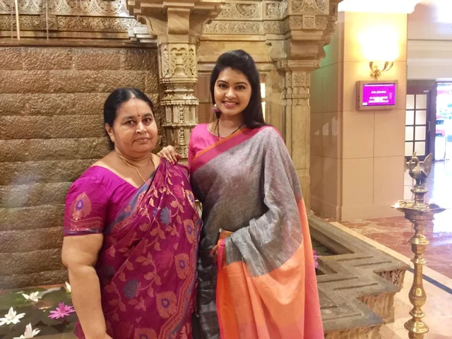 Rachita with her mother in law