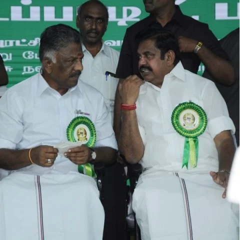 Edappadi Palaniswami and O.Panneerselvam
