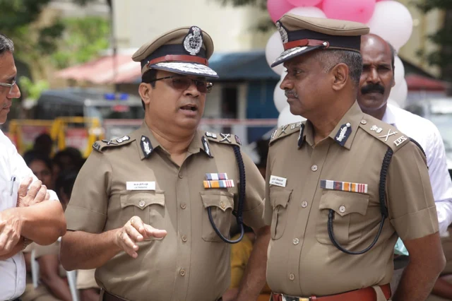DGP J.K. Tripathy and A.K.Viswanathan
