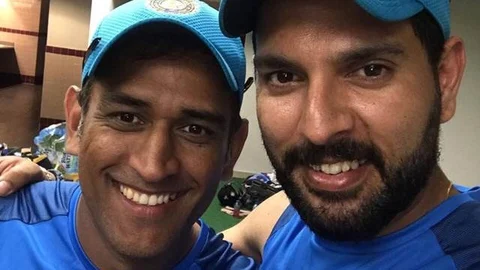 Dhoni and yuvraj singh