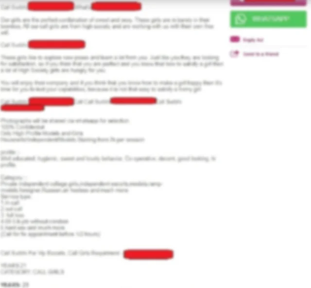 Internet Prostitution