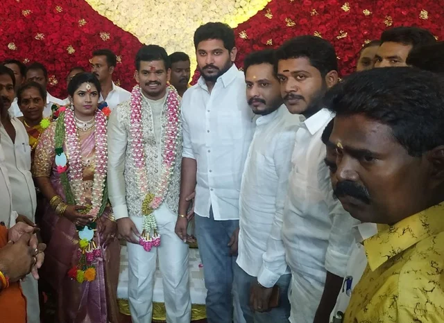 Jai Anand in the wedding function