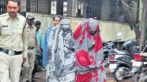 arrested women