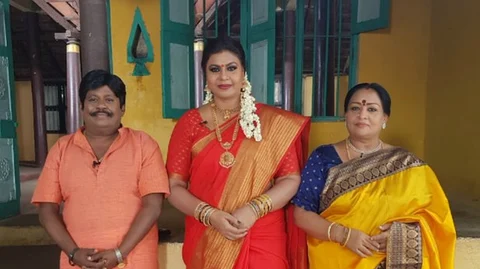 நடிகர் செந்தில், நடிகை சுலோச்சனா உடன் விசித்ரா