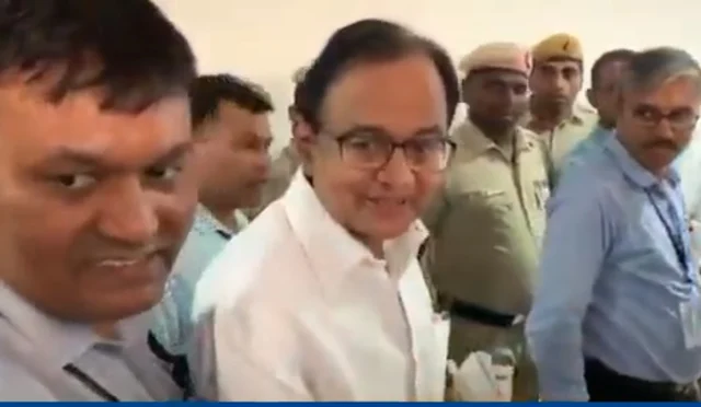 P Chidambaram in cbi custody