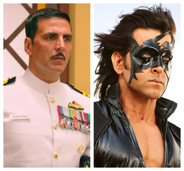 'Rustom' Akshay Kumar and 'Krish' Hrithik Roshan