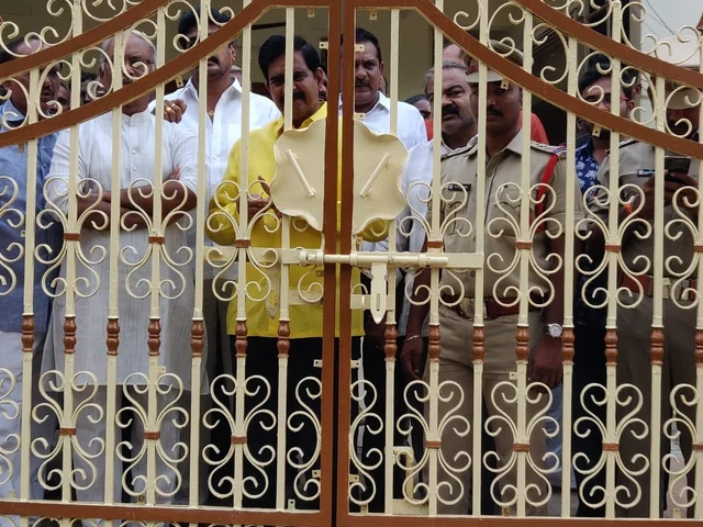 TDP protest