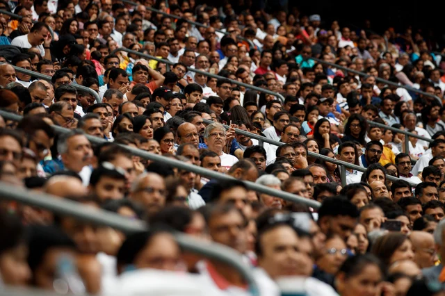 Public in Modi event