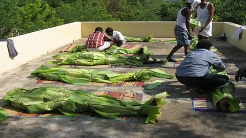 banana leaf bath