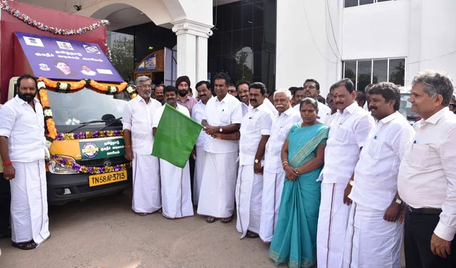Minister inagurates a Programme.