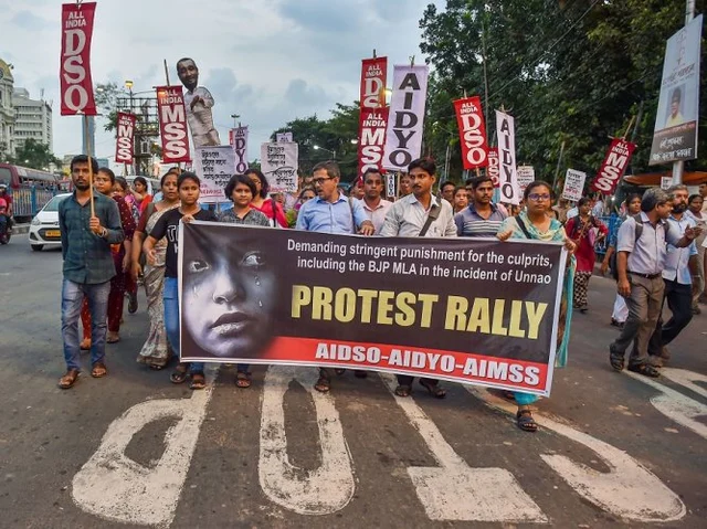 Unnao case - protests