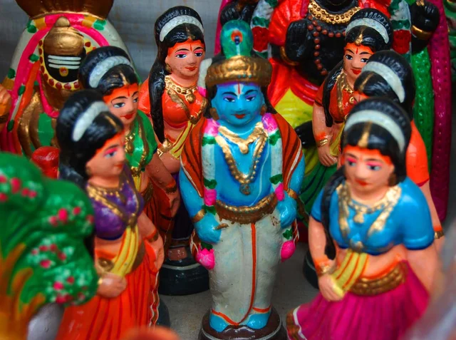 கோபியர்கள் - கிருஷ்ணன் கொலு பொம்மைகள்