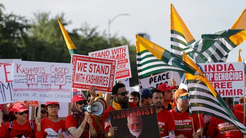 Protest against Howdy Modi event