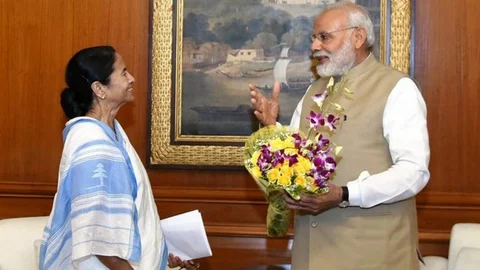 மம்தா மோடி சந்திப்பு