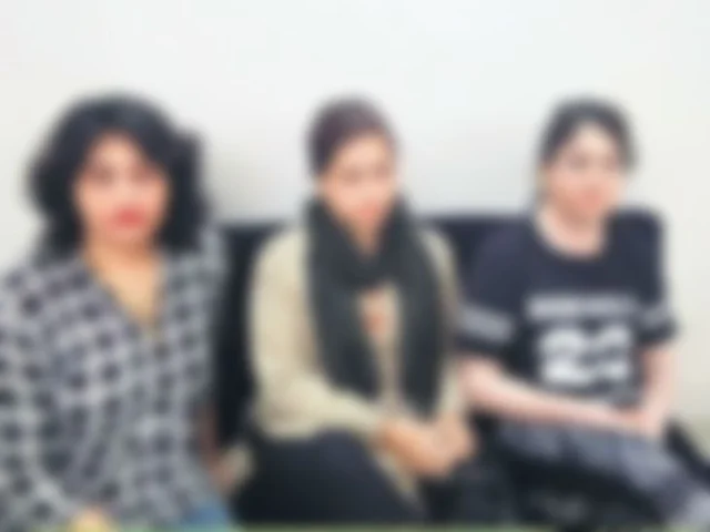 arrested women
