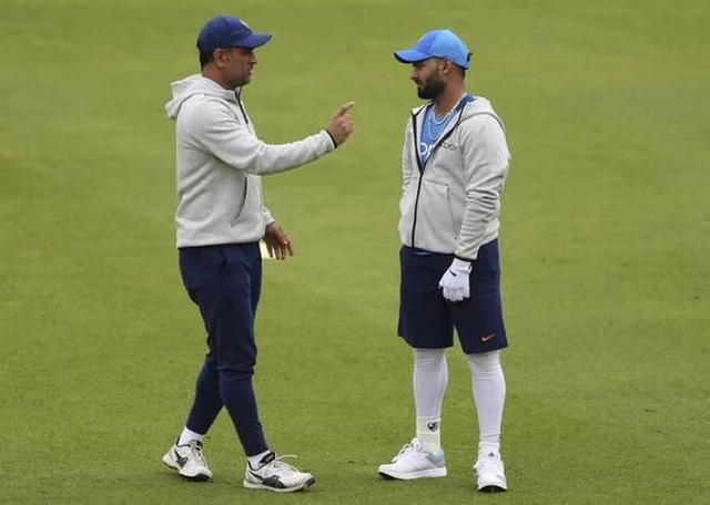 dhoni and pant