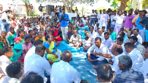 உப்பூரில் கூடிய கிராமசபை கூட்டம்