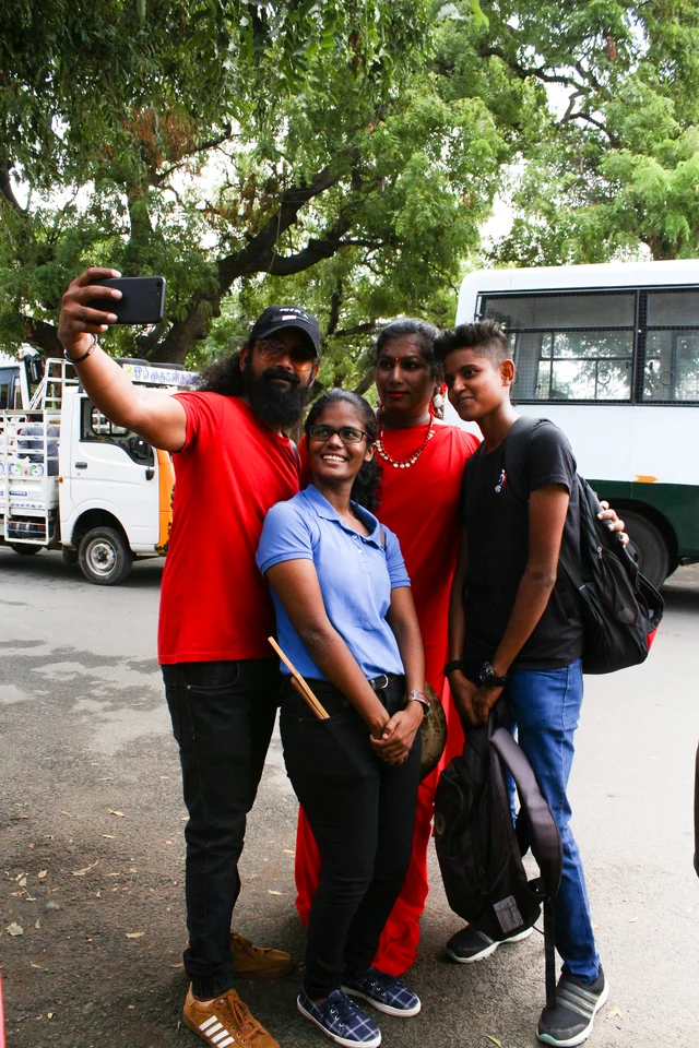 கோவையில் நடைபெற்ற வானவில் பேரணி