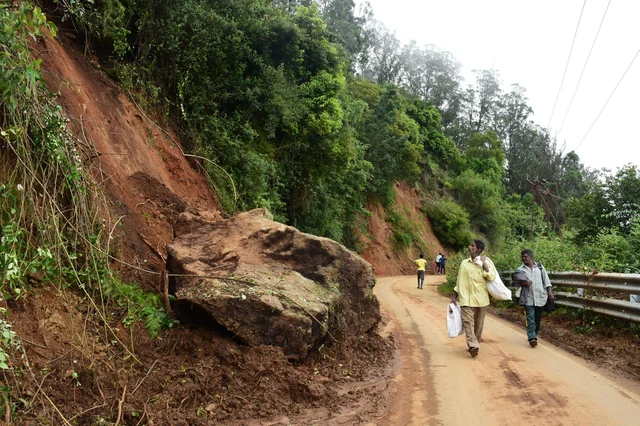 land slip
