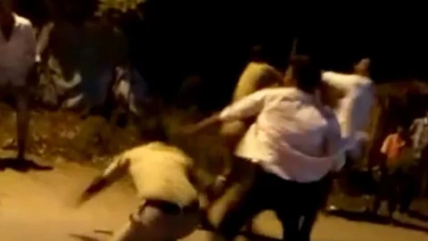Police Attacked by Rowdies