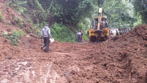 land slip