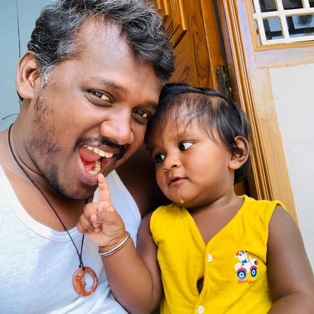 மகளுடன் மாரி செல்வராஜ்