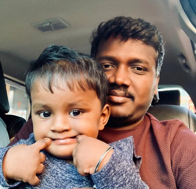 Director Mari Selvaraj and his daughter