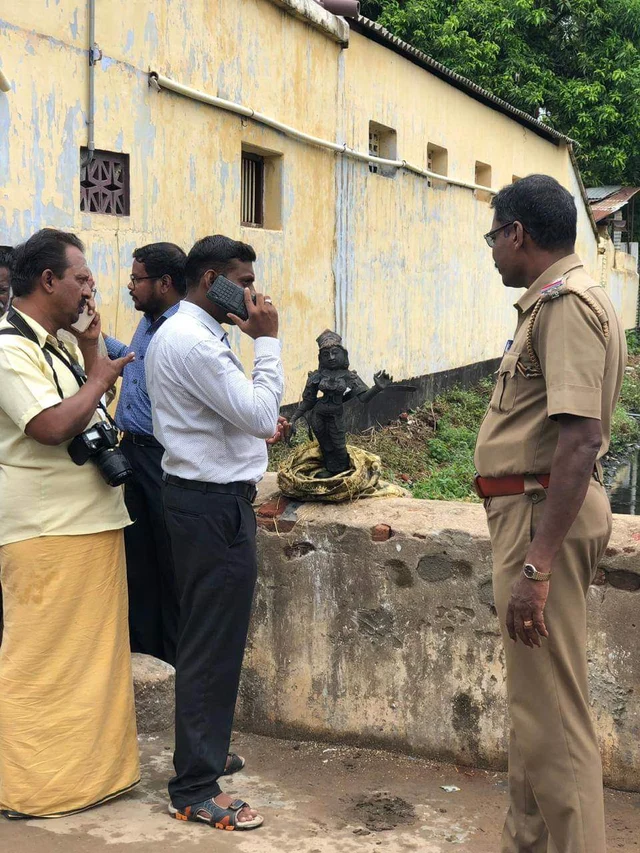 கும்பகோணம் - வெண்கல அம்மன் சிலை