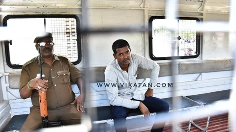 திருச்சி நீதிமன்றத்தில் சுரேஷ்