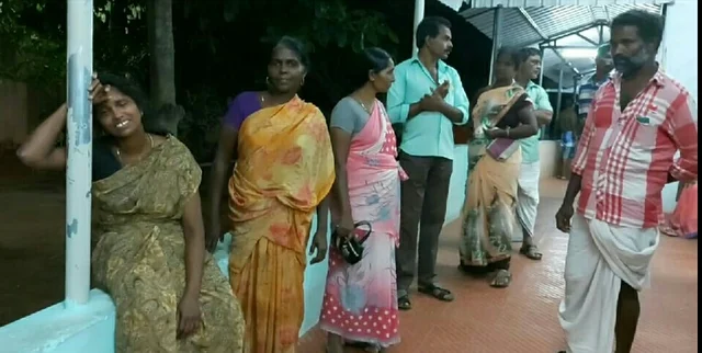 சோகத்தில் ஆசிரியையின் உறவினர்கள்