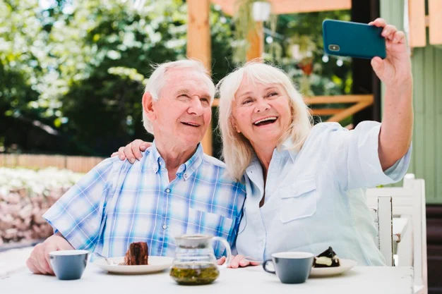 Aged couple