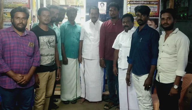 குளித்தலை எம்.எல்.ஏ ராமர் உதவி