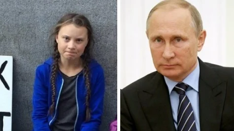 Greta Thunberg - Vladimir Putin