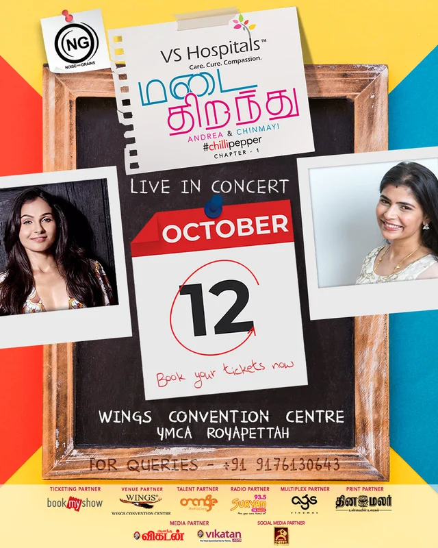 andrea jeremiah and Chinmayi
