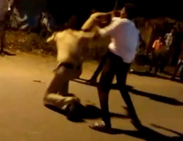 Police Attacked by Rowdies