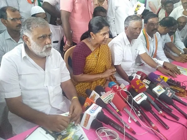 Kanimozhi MP press meet