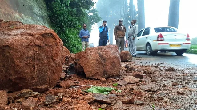 land slip