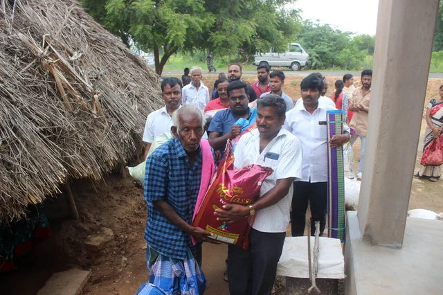 பிச்சை குடும்பத்துக்கு உதவி