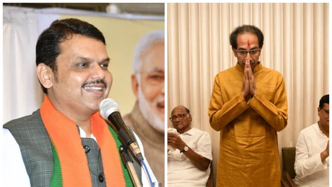 பட்னாவிஸ் - உத்தவ் தாக்கரே