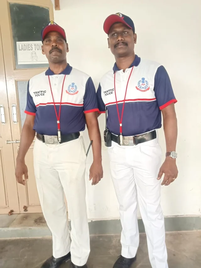 புதிய யூனிஃபார்மில் போலீஸ்