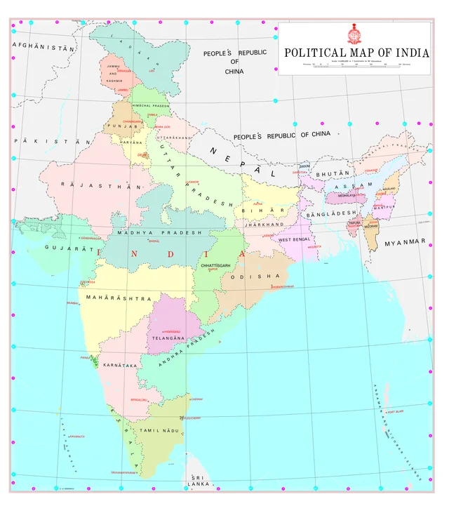 Political Map of India (New)