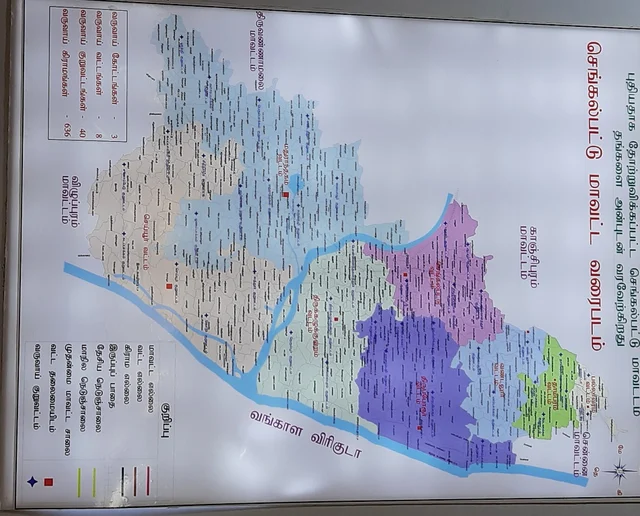 செங்கல்பட்டு மாவட்ட வரைபடம்