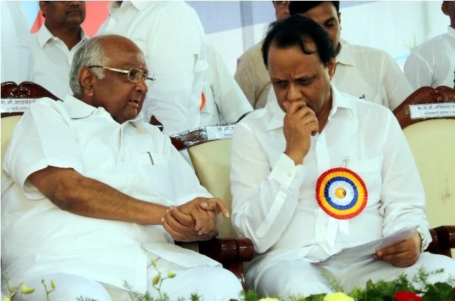 சரத் பவார் - அஜித் பவார்