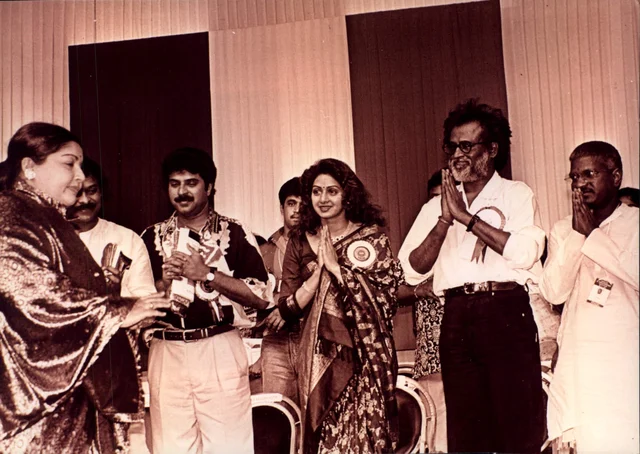 செவாலியே விழாவில் ஜெயலலிதா, ரஜினி...