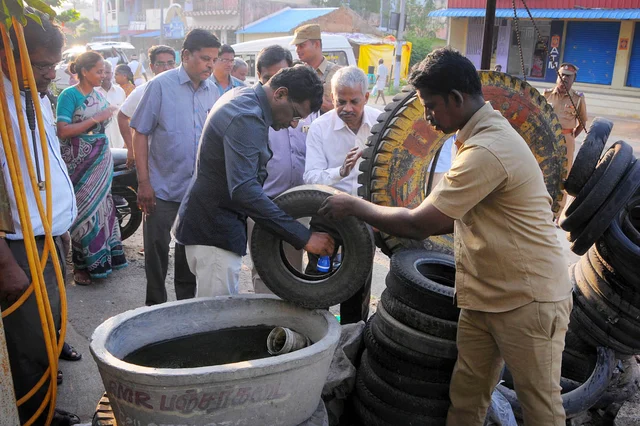 2018-ம் ஆண்டு கலெக்டர் ஆய்வு செய்தது.(கோப்பு படம்)