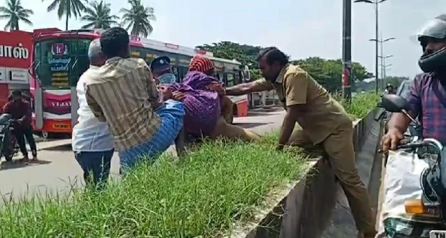 போக்குவரத்து போலீஸ்காரர் செய்த உதவி