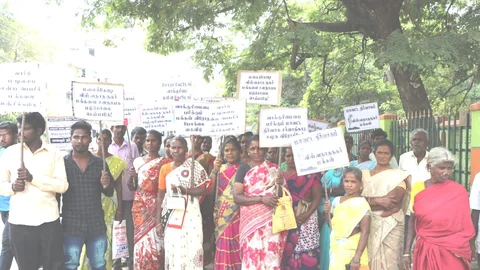 போராட்டம் செய்த மக்கள்